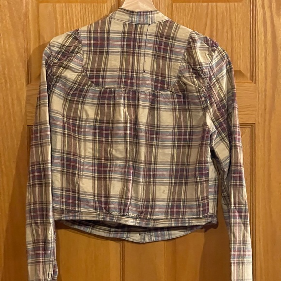 VTG Free People Plaid Jacket S - Picture 3 of 3